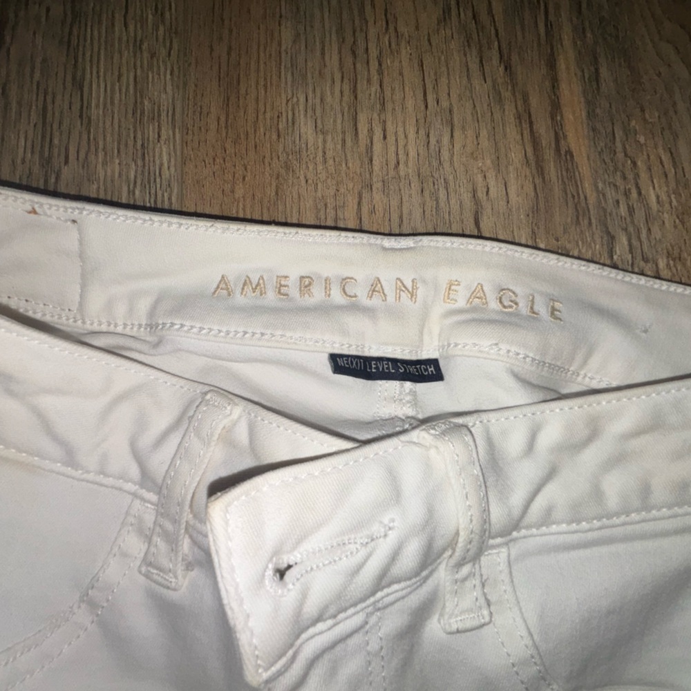 American Eagle Outfitters Skinny Jean Bundle of 3 (denim, white, black)😀 Size 4 - Picture 4 of 15